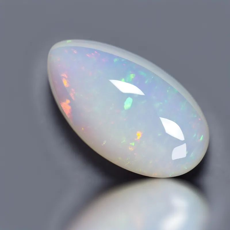 white opal gemstone